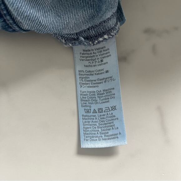 J.Crew Utility denim short blue Skyler wash Sz 27 classic coastal nautical chic - Picture 6 of 9